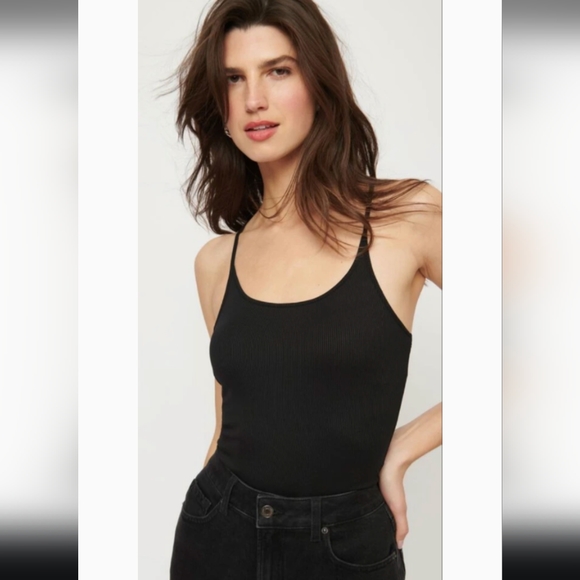 Dynamite Tops - Ribbed Racerback Bodysuit